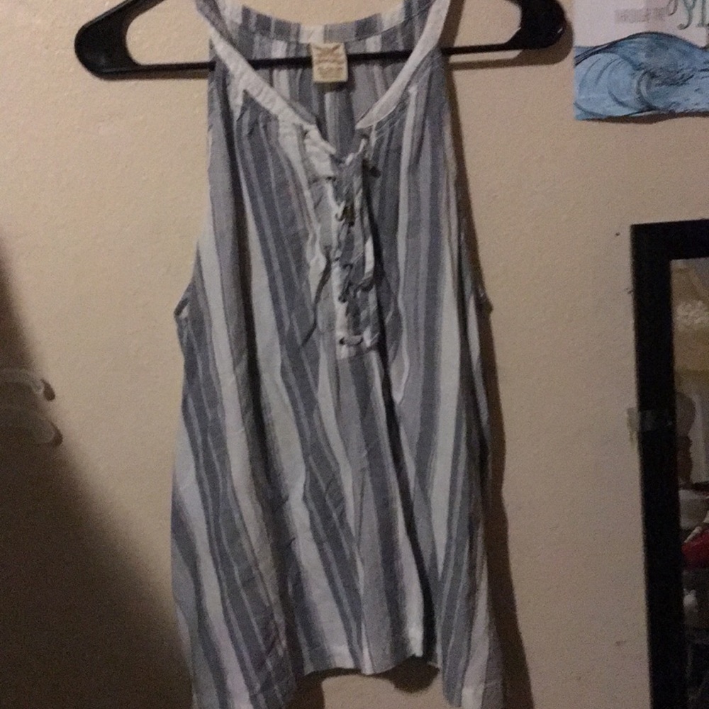 Tank top dress shirt